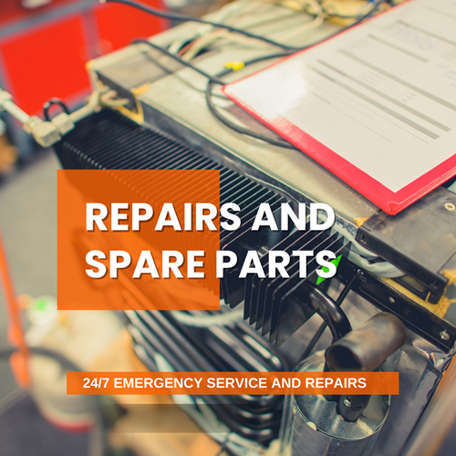 Southcoast Refrigeration graphic stating it offers repair and spare parts